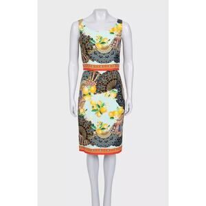 Dolce & Gabbana Multicolor Silk Dress - Vibrant Print IT46/XL